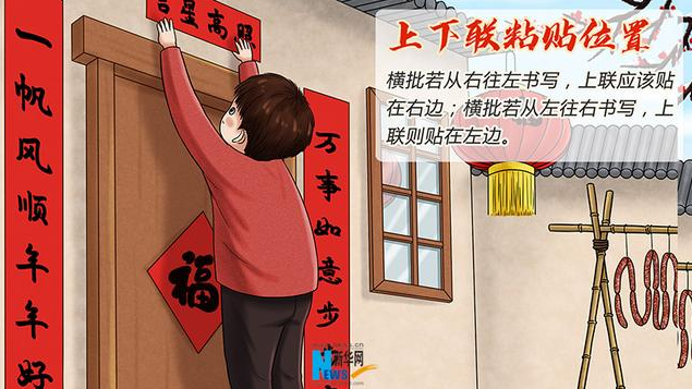 春联左右怎么贴才正确？公布贴春联的正确顺序