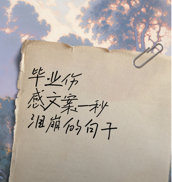 毕业的句子简单到哭的，公布8字毕业句子简短感动